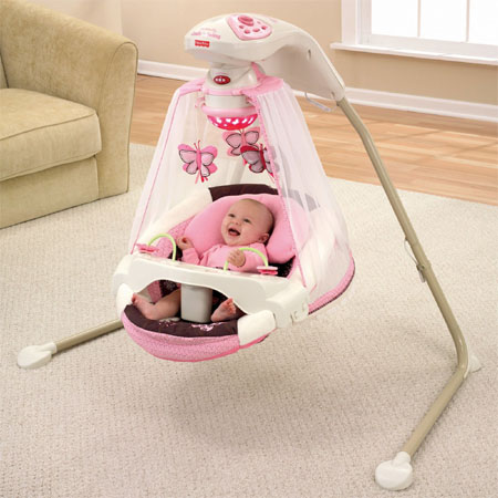 Child Swing on Baby Swing Offers An Excellent Place Of Peace For Your Baby   Plioz