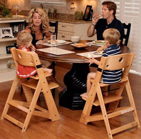 The Keekaroo Natural Height Right High Chair Is A Perfect Solution