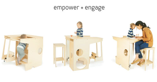Upup Play Tower A Standing Desk A High Chair Jungle Gym And