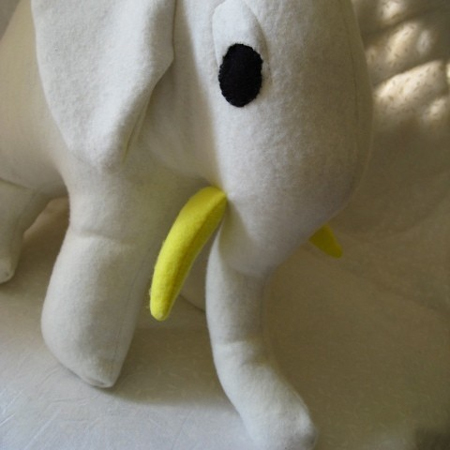 Alex - An organic and friendly stuffed elephant
