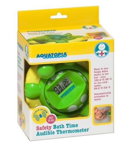 Aquatopia Deluxe Safety Bath Thermometer Alarm