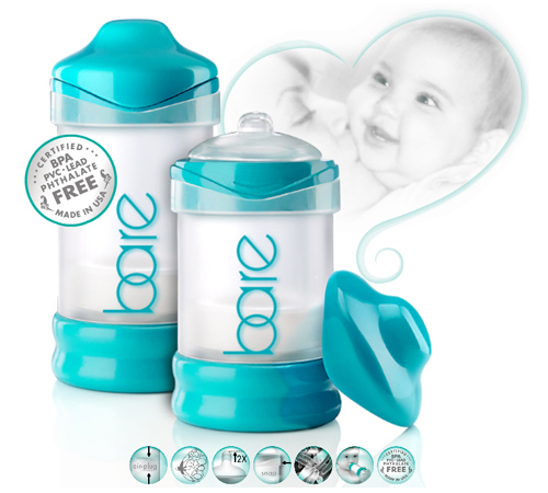 BittyLab BARE Air-Free Baby Bottle Mimics Mom's Breast Entirely