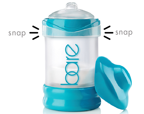 BittyLab BARE Air-Free Baby Bottle Mimics Mom's Breast Entirely
