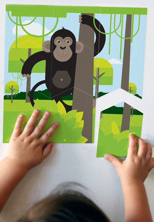 Blik Rainforest Wall Puzzle - Blik Wall Puzzle
