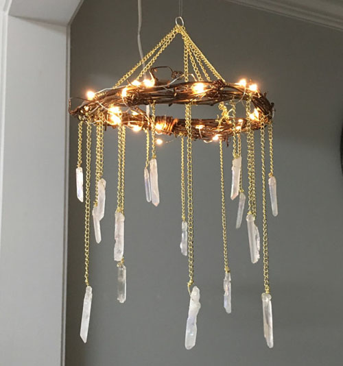 Gorgeous Bohemian Style Nursery Chandelier by Blue Lotus Designs Shop