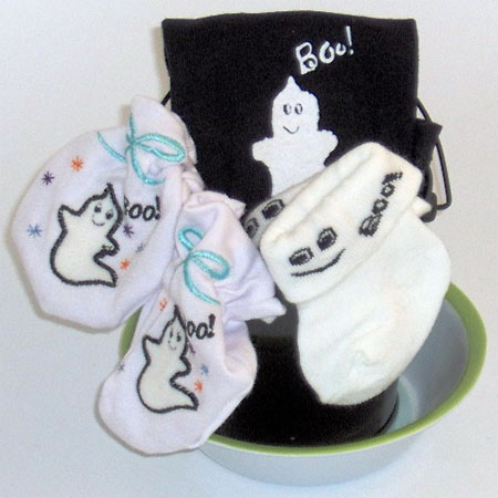 boo baby halloween gift set