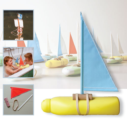Bottle Boat by Floris Hovers