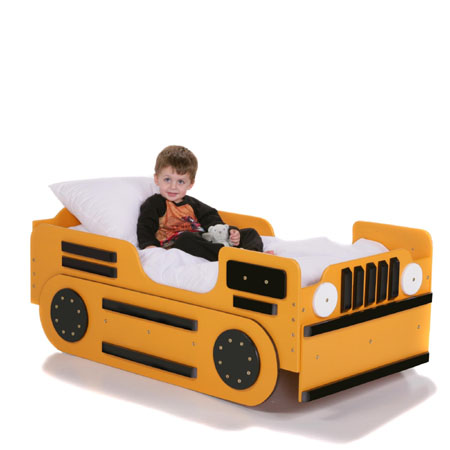 bulldozer toddler bed