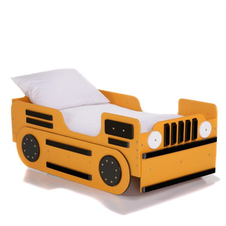 bulldozer toddler bed