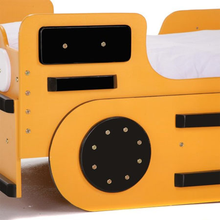 bulldozer toddler bed