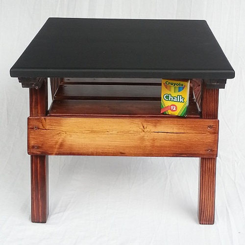 Childrens' Furniture Chalkboard Game Table Activity