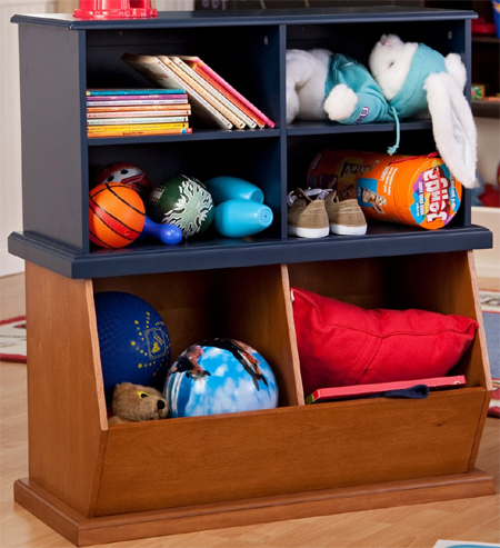 classic playtime stackable toy storage