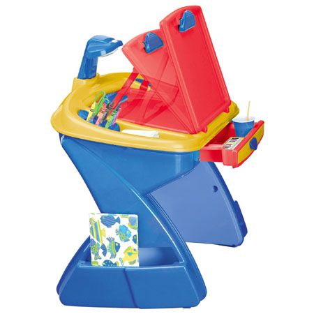 creativity desk and easel