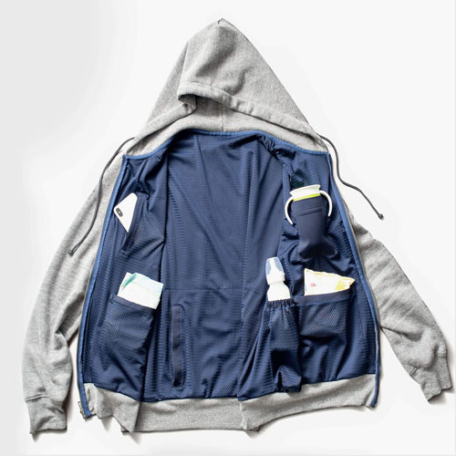 Cool Hoodie for Dad Replaces a Diaper Bag