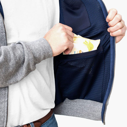 Cool Hoodie for Dad Replaces a Diaper Bag