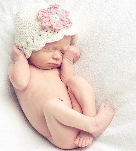 daisy flapper beanie an essential for newborns