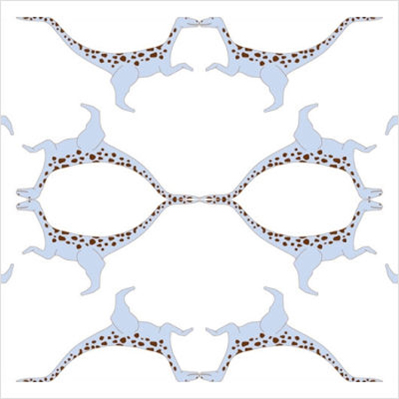 Dinosaur Print Organic Crib Bedding