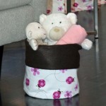 Modern Tiny Decor Felt Bucket Is Made From 100% Organic Cotton