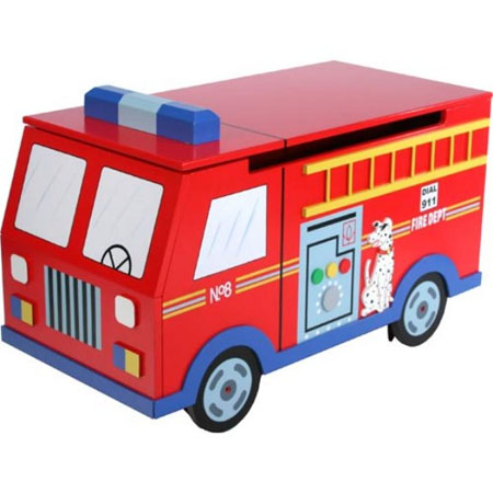 fire engine toy chest