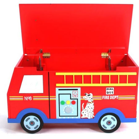 fire engine toy chest