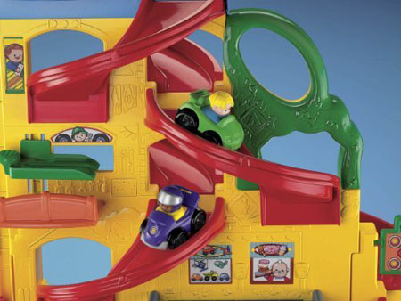 Fisher Price Little People Wheelies Stand 'N Play Rampway