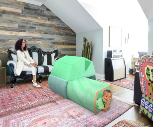 Fold-a-Fort Children's Furniture by Nicole Kurtz