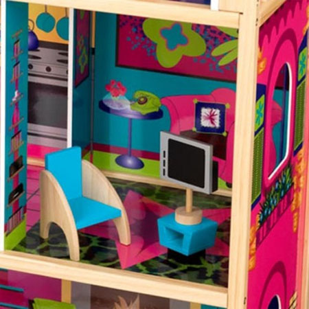 Glamour Dollhouse Can Become Your Little Girl's Most Favorite Playing Mate