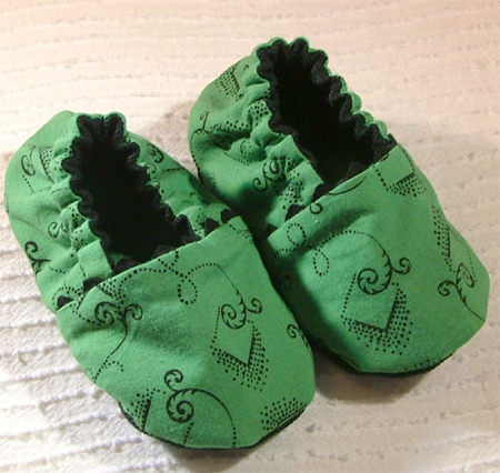 grass green shoes