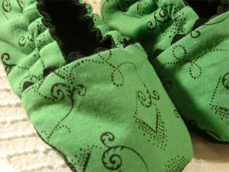 grass green shoes