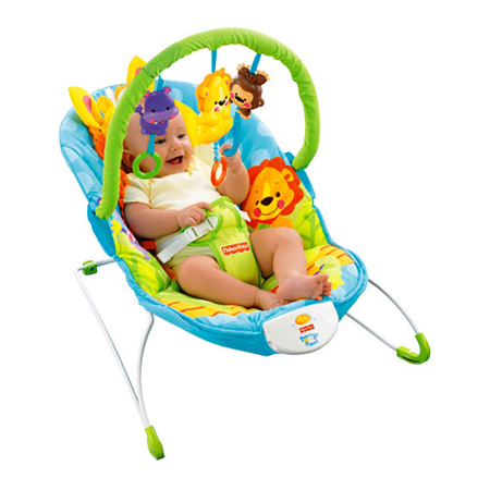 Let Your Baby Rest and Play on Happy Giraffe Bouncer 