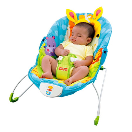 Let Your Baby Rest and Play on Happy Giraffe Bouncer 