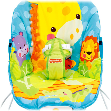 Let Your Baby Rest and Play on Happy Giraffe Bouncer 