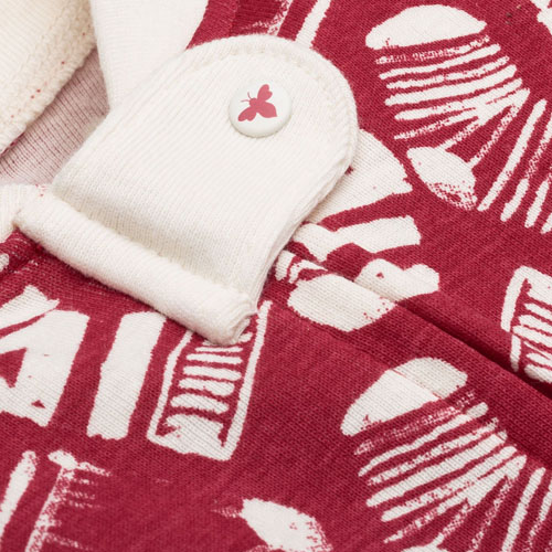 Cute Red Holiday Stockings Organic Sleep & Play Pajamas for Your Little Angel