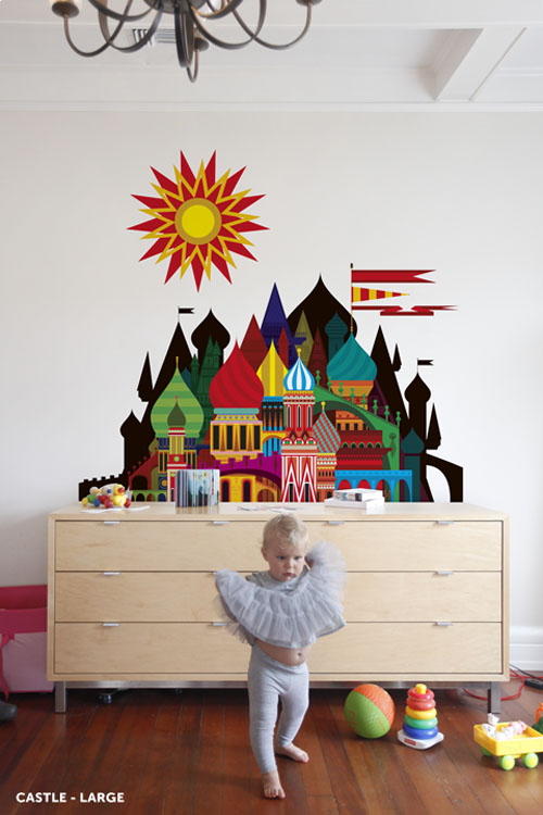 Imaginary Castle Wall Decal by Patrick Hruby