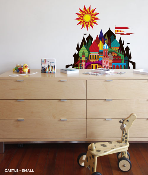 Imaginary Castle Wall Decal by Patrick Hruby