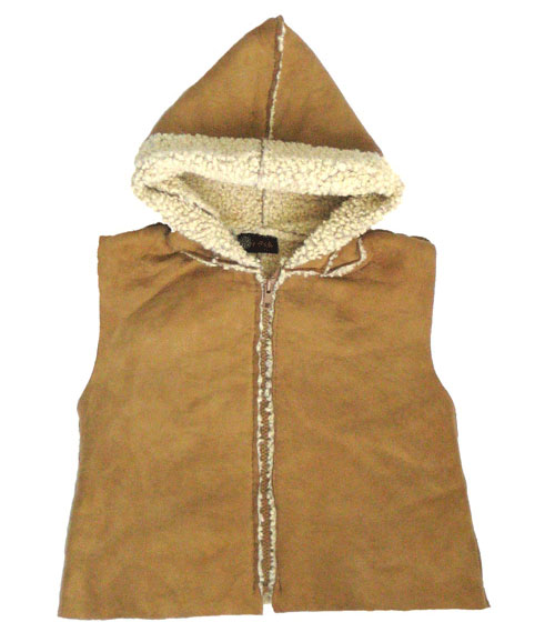 Kina Lamb Hooded Vest