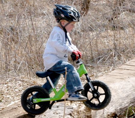 learn balance on strider prebike