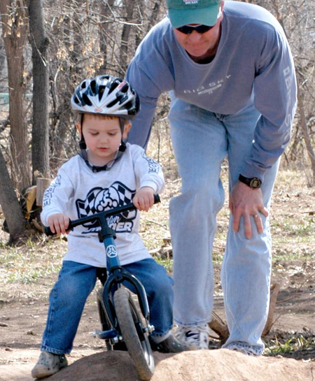 learn balance on strider prebike