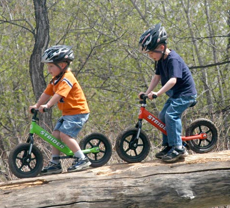 learn balance on strider prebike