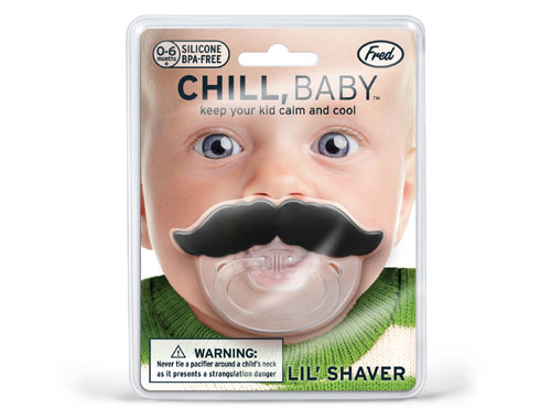 Li'l Shaver Mustache Pacifier