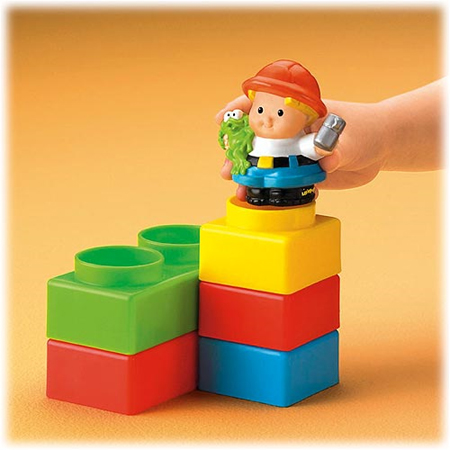 Little People Build-n-Move Construction Building Set