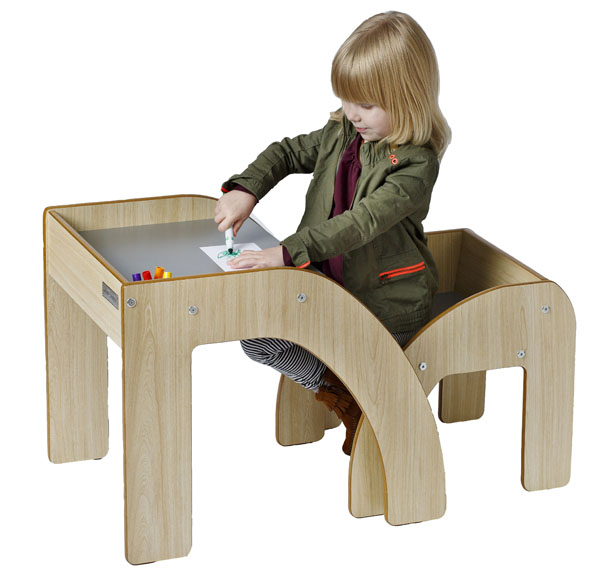 Luca & Company Fun Station Solo Modern Children Desk