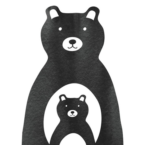  Mama and Me Bear by Lehan Veenker - Animal Arts for Baby Nursery
