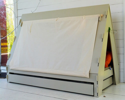 Kids Tent Bedroom Cabin Bed is A Cool Bed for Kid from Math by Bols