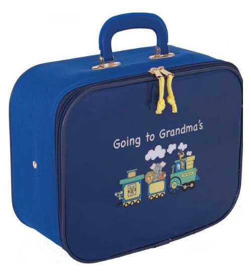 Mercury Luggage Going to Grandma's Children's Train Case