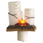Midwest S'mores Campfire Flickering Night Light Is Cute Enough for Children Bedroom