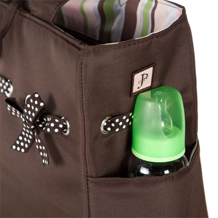 mocha mint diaper bag