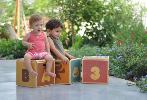 Multibox Natural Childs Seat, Storage Box, and Learning Tool