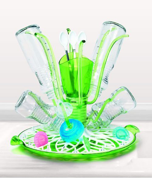 Stylish Munchkin Sprout Drying Rack Keeps Your Kitchen Neat and Dry