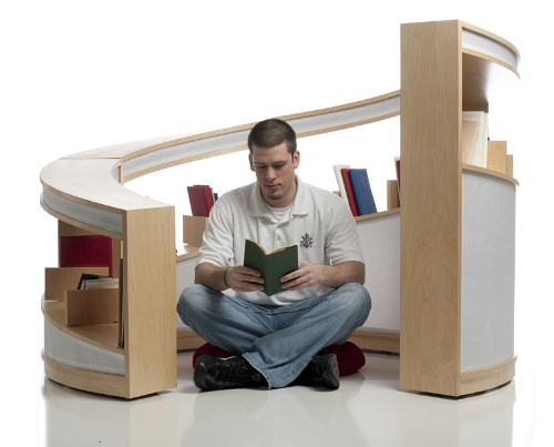 Nautilus Bookshelf by Alicia Bastian